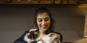 Cat owner Negar Riazati avoided having to pay registration fines she received for her two cats,Samur and Pashmak.
