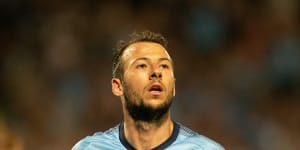 Le Fondre lapping up first football trip abroad for Sydney FC