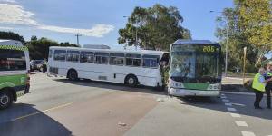 School students injured in Canning Vale bus crash