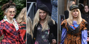 Helena Bonham Carter,Kate Moss and Paloma Faith attend the memorial service for fashion designer Dame Vivienne Westwood at London’s Southwark Cathedral.