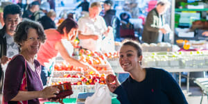 15 years of the farmers'market:it's all about family and food