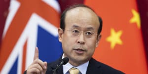 Chinese ambassador Xiao Qian warned Australia against becoming too close to Japan.