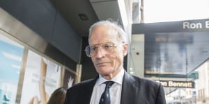 Former High Court justice Dyson Heydon.