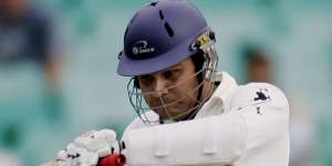 Indian star Virender Sehwag used a sizable piece of willow throughout his career.