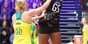 Grace Nweke starred for the Silver Ferns.