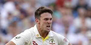 Mitch Marsh took seven wickets in the final Ashes Test in England four years ago.