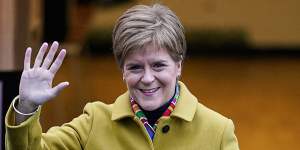 Scottish National Party leader Nicola Sturgeon had a strong election result.