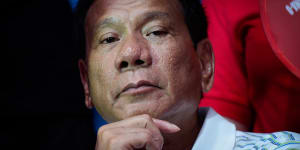 Philippine President Rodrigo Duterte can’t seek re-election beyond next year. 