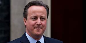 British Prime Minister David Cameron in London in March. 