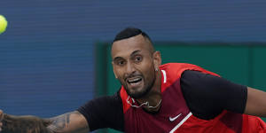 Nick Kyrgios at the Miami Open in March.
