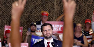 ‘He’s MAGA but he’s smart’:J.D. Vance seen as smooth-talking sidekick to Trump