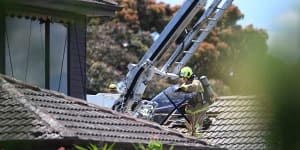 Engine lost power in chopper that crashed into homes near Moorabbin Airport