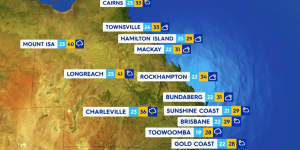 National weather forecast for Monday November 11