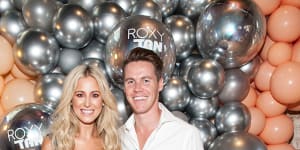 Roxy Jacenko and her husband Oliver Curtis in February.