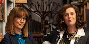 Kitty Flanagan and Anne Edmonds star in new ABC comedy Bad Company.