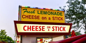 Deep-fried Twinkie stick,anyone? Welcome to the weird-food-on-a-stick capital