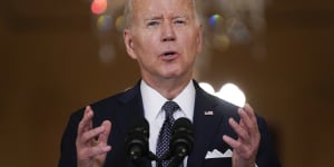 US President Joe Biden speaks about the latest round of mass shootings.