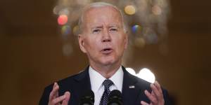 US President Joe Biden speaks about the latest round of mass shootings.