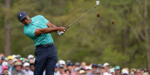 ‘Hey,I made the cut’:Limping Tiger survives at the Masters