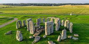 Stonehenge. Sorry,but it’s just a few upright rocks in a field.