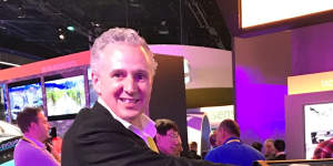 Andy Penn at the Consumer Electronics Show in Las Vegas earlier this year. 