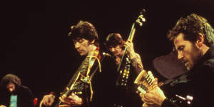 Robbie Robertson and other members of The Band.