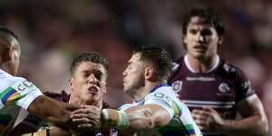 ‘We got what we deserved’:Victory slips through Sea Eagles’ grasp on wet night