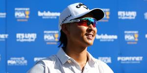 Min Woo Lee after finishing round two on Friday.