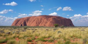 Cycling around Uluru is a magical experience