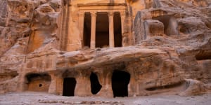 Jordan's Little Petra,or Siq al-Barid,a former Nabataean site from the first century.