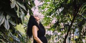 Majority of Nicole Precel's pregnancy has been during the COVID-19 pandemic. Picture:Simone Ruggiero