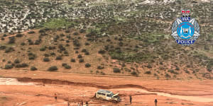 The travellers were found within hours of police searching in WA’s remote,rain-soaked outback on Wednesday.