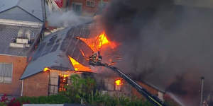 Man seriously injured,The Lussh wedding venue destroyed in Woolloongabba inferno