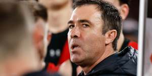 Brad Scott is set to be tied to Essendon until the end of 2027.