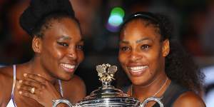 Serena Williams (right) was pregnant when she defeated sister Venus (left) in the 2017 Australian Open final.