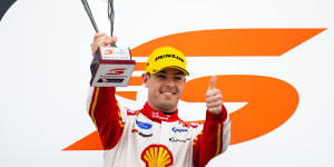 McLaughlin drives into history with third straight Supercars title