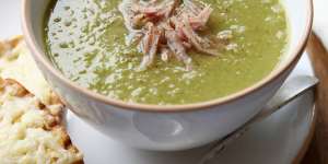 Pea and ham soup.