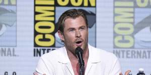 Hugh Jackman,Chris Hemsworth among A-listers at Comic-Con