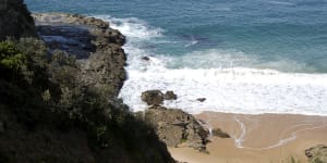 A woman was swept off rocks at San Remo on Thursday morning.