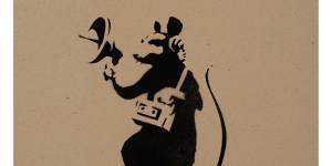 Banksy’s Radar Rat was one of the images in the court case.