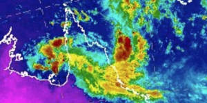 Ex-TC Owen could re-form after dumping 350mm on Queensland coast