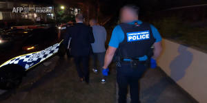 The Australian Federal Police-led operation arrested hundreds of alleged organised crime members nationwide.