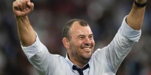 Eight years after taking the Wallabies to the final,Argentina’s head coach Michael Cheika is in another World Cup semi.