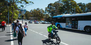 Buses to Macquarie Park,pictured,and other parts of Sydney’s north shore and north-west will undergo a shake-up.