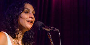 Alma Zygier might express self-consciousness about being on stage,but she is utterly unselfconscious when she sings.