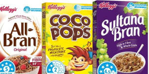 Bright cereal packaging all adds to the allure. 
