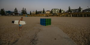 Maroubra’s Big Rubik’s Cube was ‘solved’. Now locals want it scrambled again