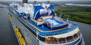 Quantum of the Seas is one of the largest ships to cruise Australian waters.