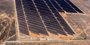 The Broken Hill solar farm has been affected by transmission constraints.