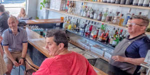 Straight shooter:Inside Luxsmith Bar in Seddon.